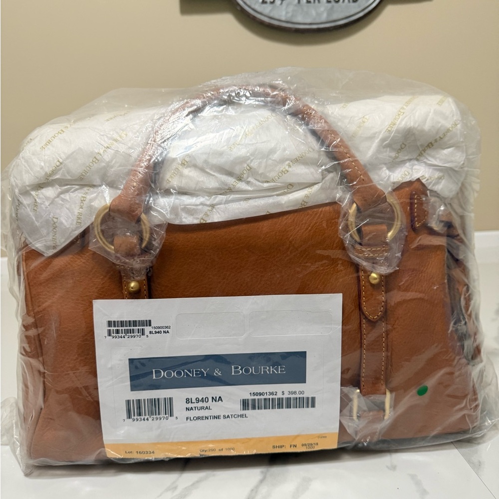 Dooney & Bourke Florentine Satchel - Cognac - Picture 3 of 7